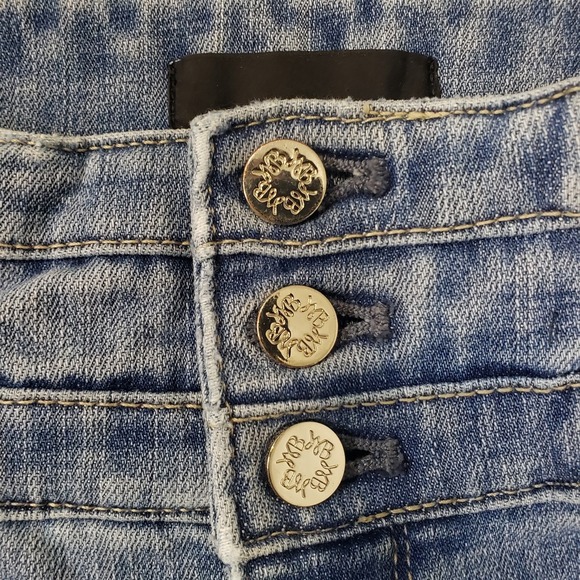 White House Black Market Woman Sz 10 Extra High Rise Slim Ankle High Waist Jeans - Picture 7 of 12